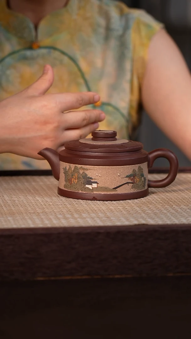 茶壶紫砂紫泥 310cc