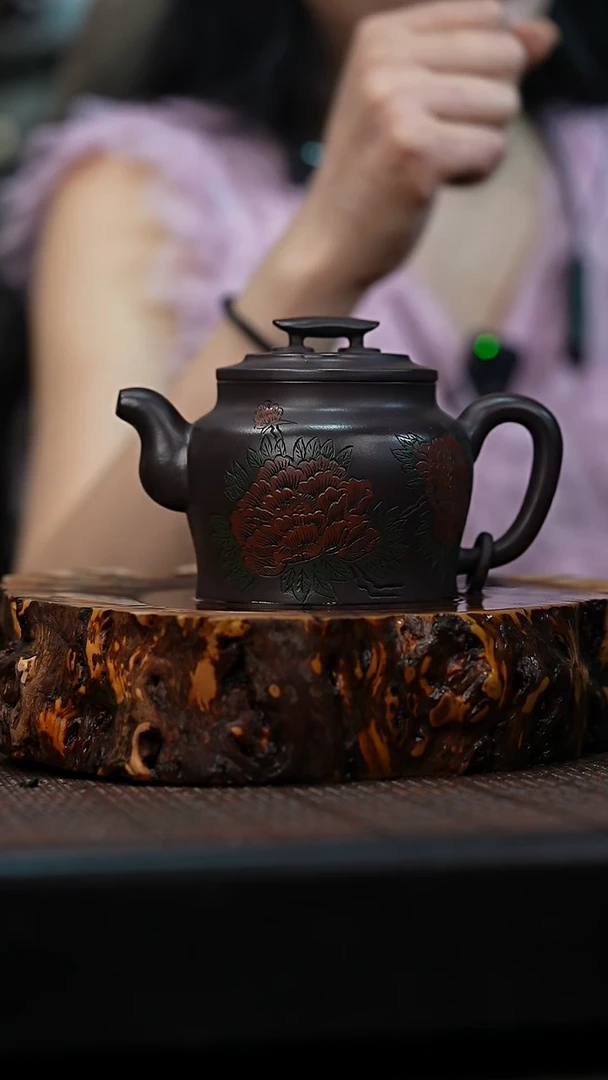 茶壶紫砂宜兴岁颐传砂原矿全手12
