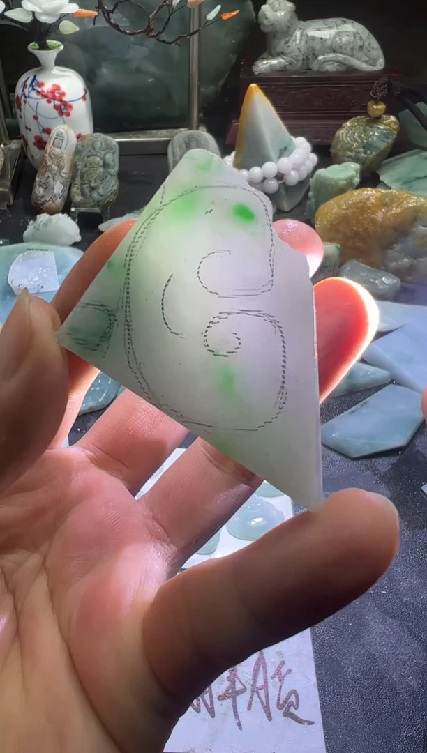 未镶嵌挂件翡翠天然缅甸翡翠A货