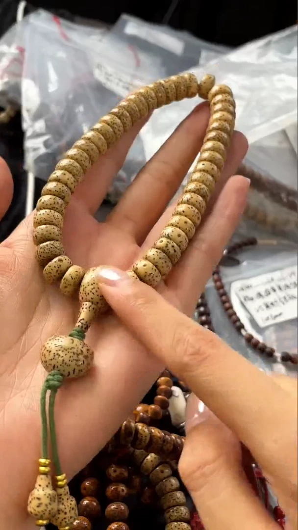 手串星月菩提精工级陈籽药片11*6手持