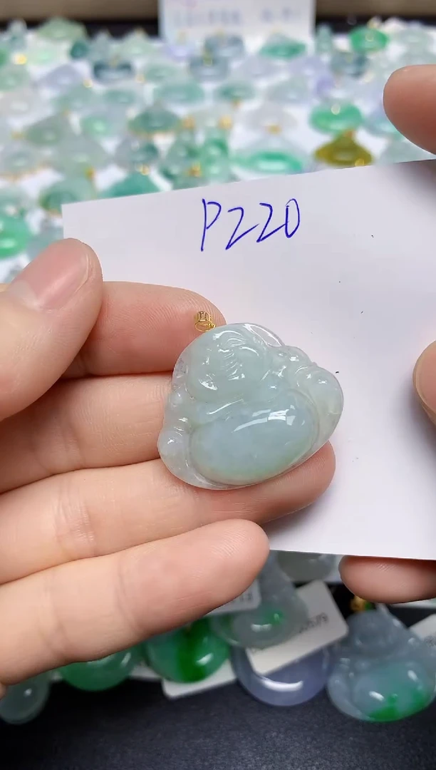 颈饰未镶嵌翡翠天然缅甸翡翠A货翡翠百元以上9元证书费自理