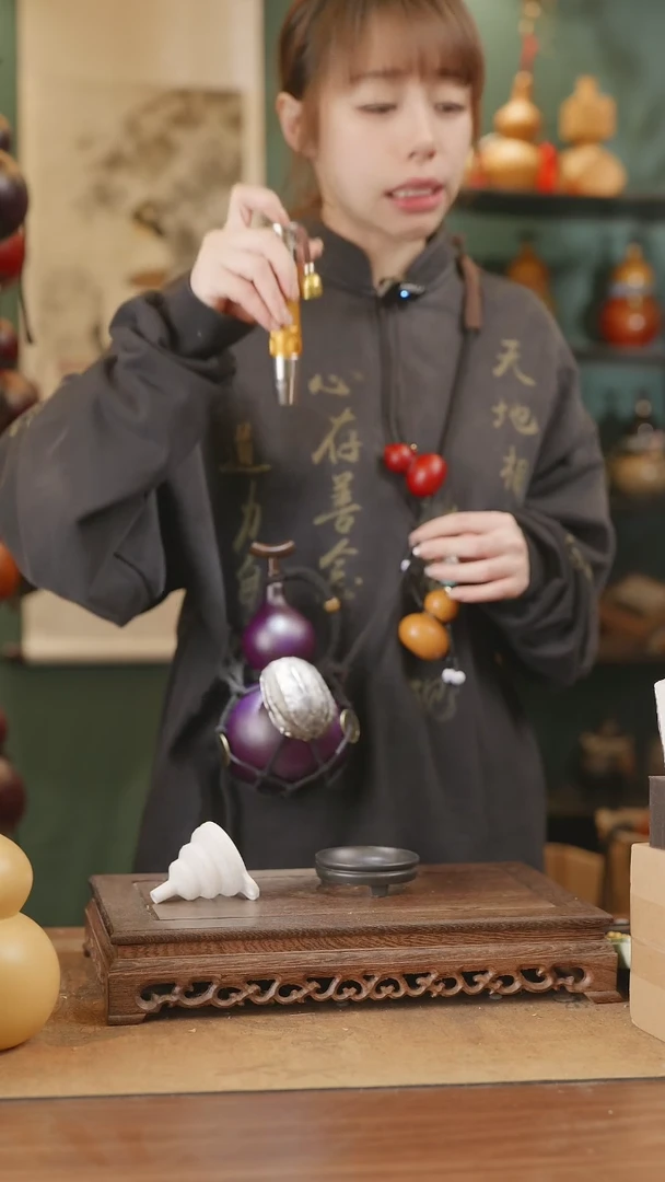 【闪购商品】42号精品天然大漆工艺防渗内胆酒葫芦~