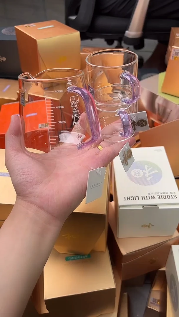 @@禾器晶彩承轩茶海浅紫色+逸杯紫2只