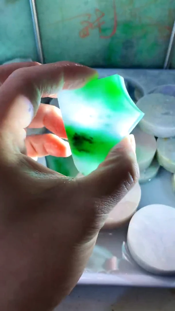 颈饰未镶嵌翡翠缅甸翡翠963