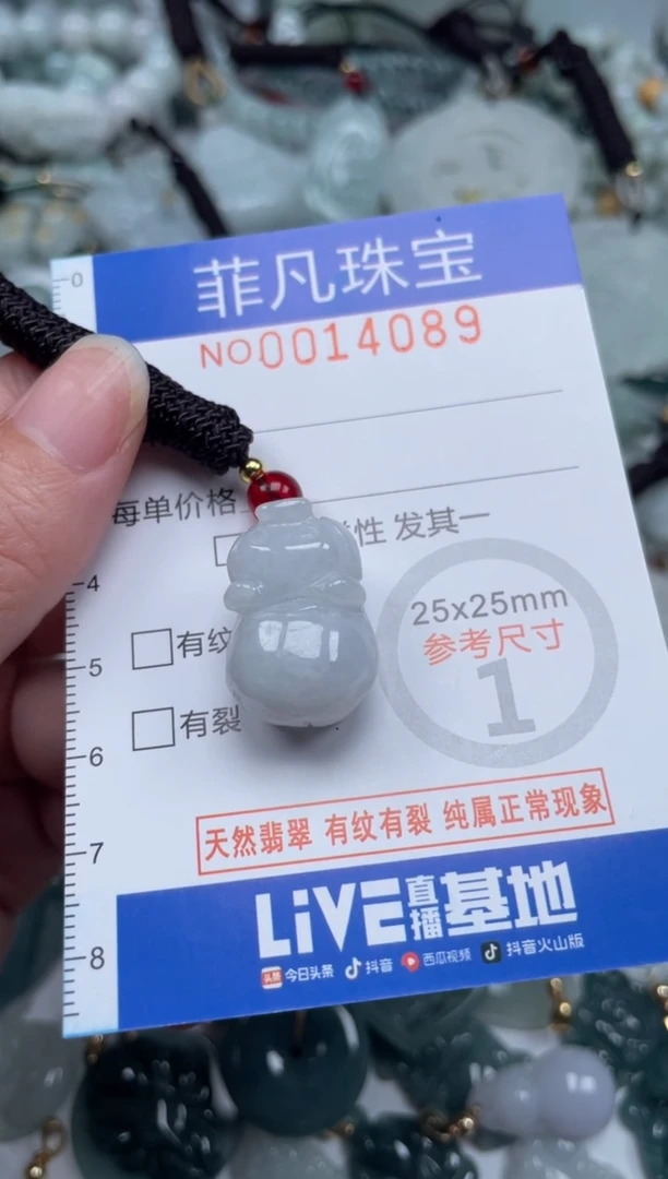 颈饰未镶嵌翡翠14089