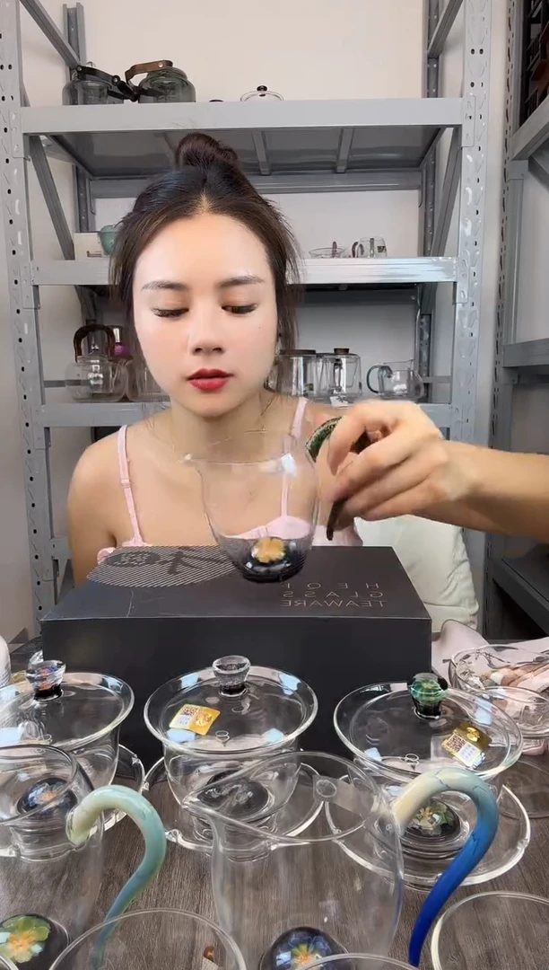 手工艺品玻璃贺*禾器 芳韵珀公道杯 普通盒