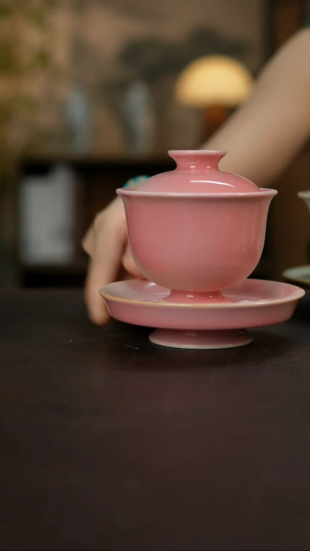 杯景德镇陶瓷杯碗柴烧多人