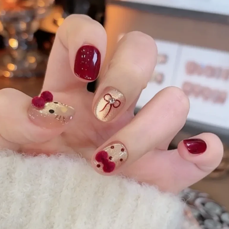 【豆豆甲】万事喜乐猫 （穿戴甲）