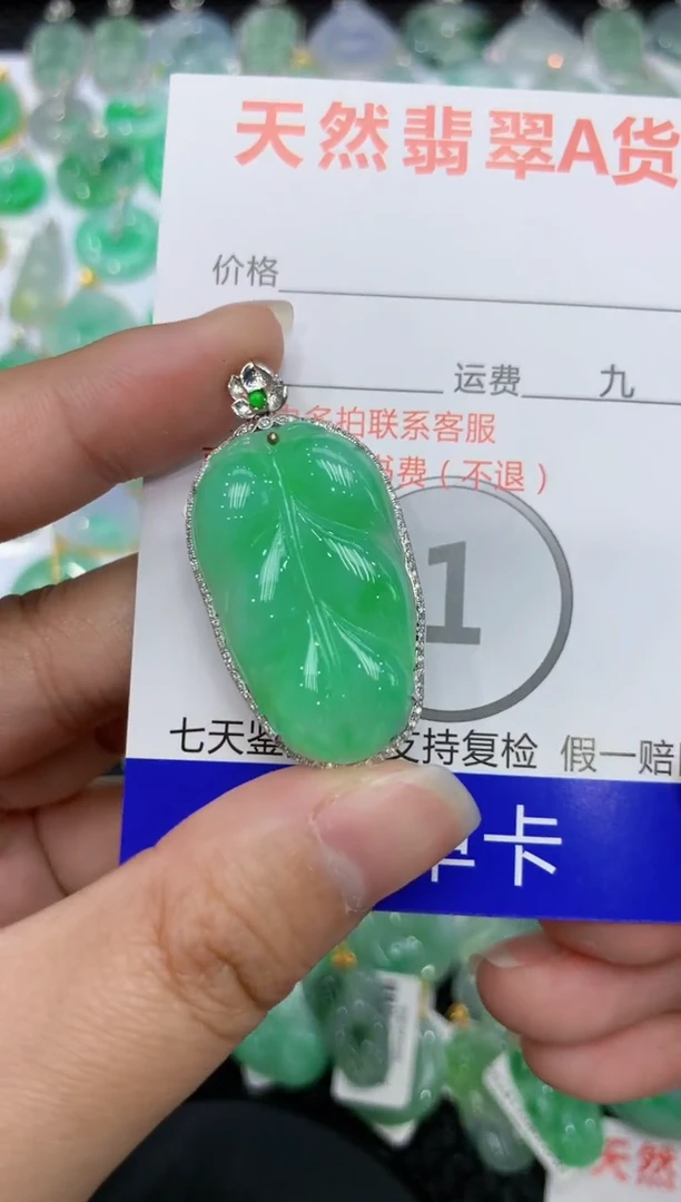 【闪购商品】翡翠颈饰18K金镶嵌 111111111111