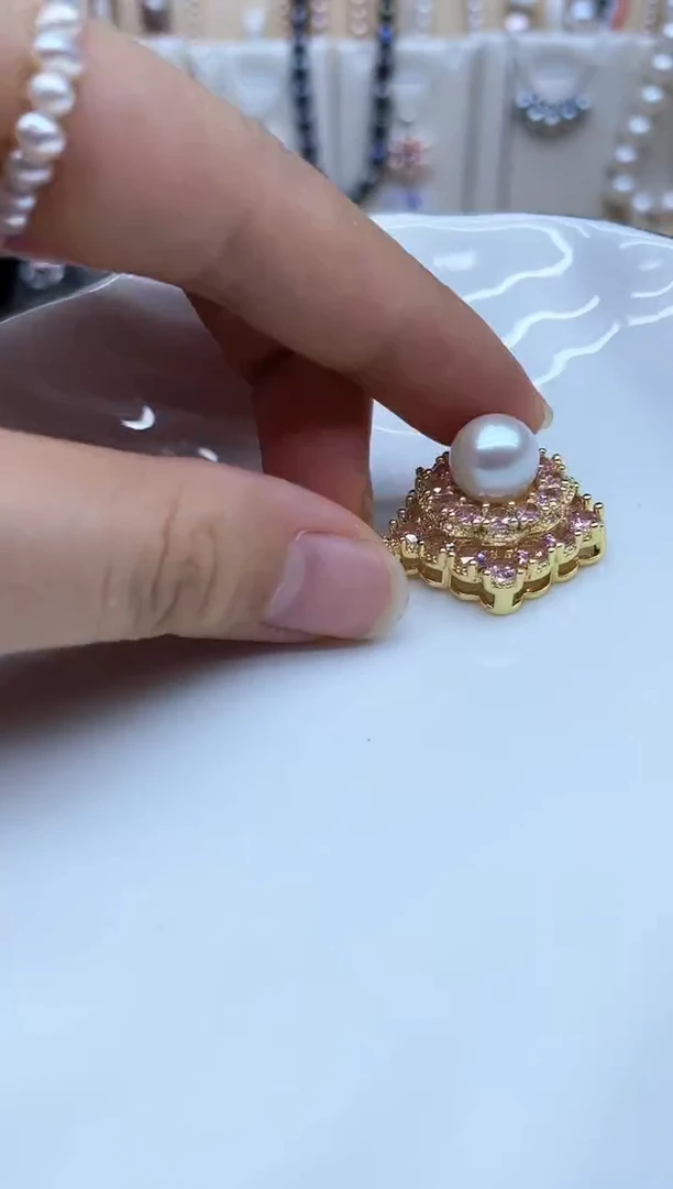 项链未镶嵌淡水珍珠吊坠多样性发其一