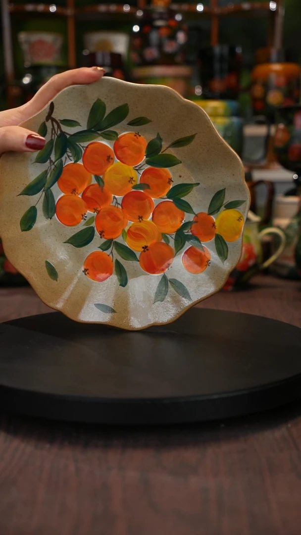 油画釉下 彩手绘