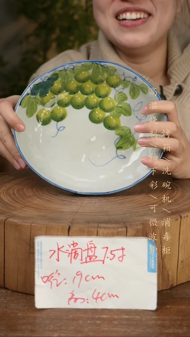 碗瓷景德镇手工手绘高温瓷釉下彩
