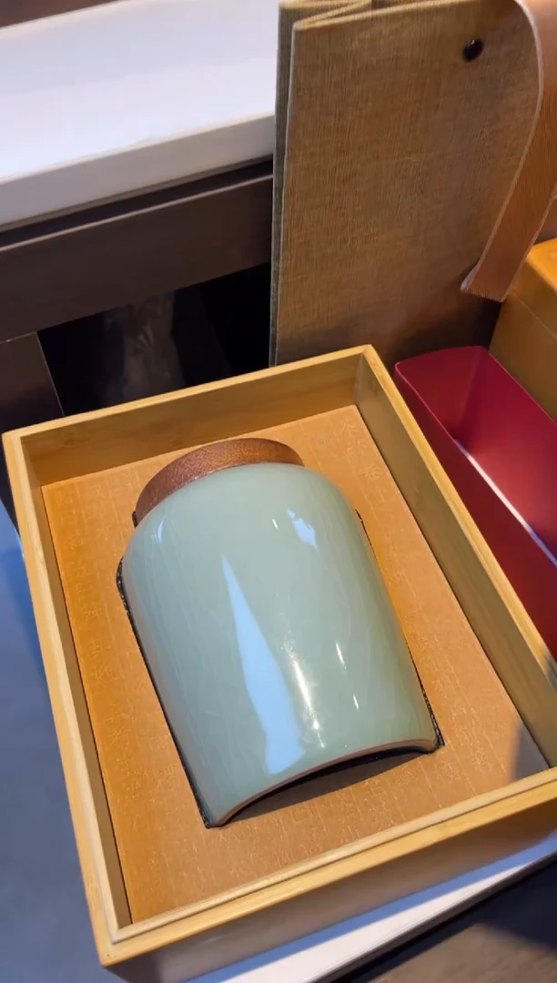 茶经系列单陶瓷罐装1套