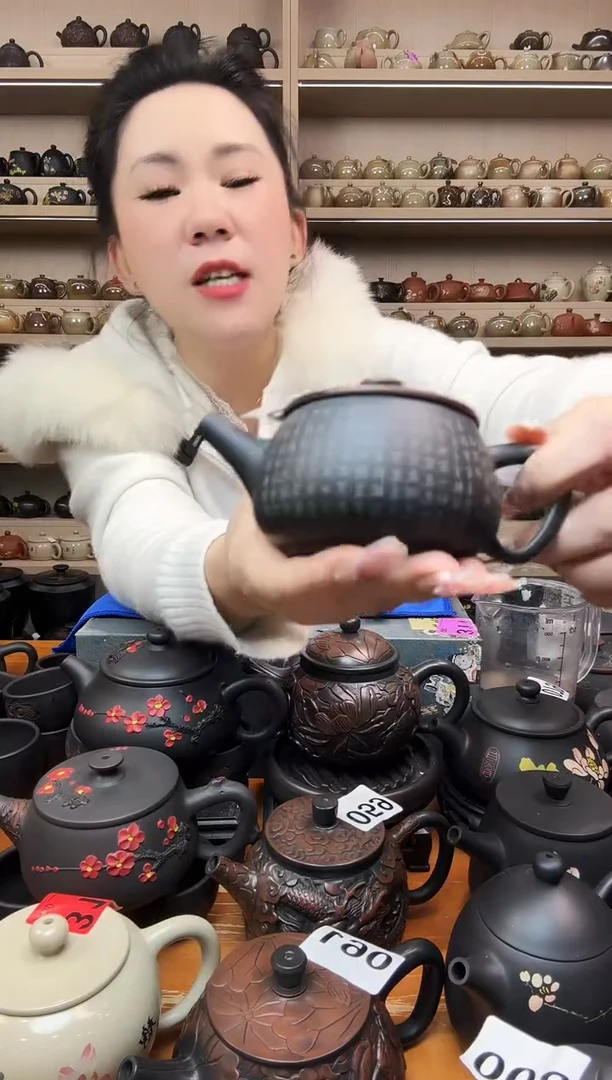壶049瑕疵无礼盒 水墨汉瓦