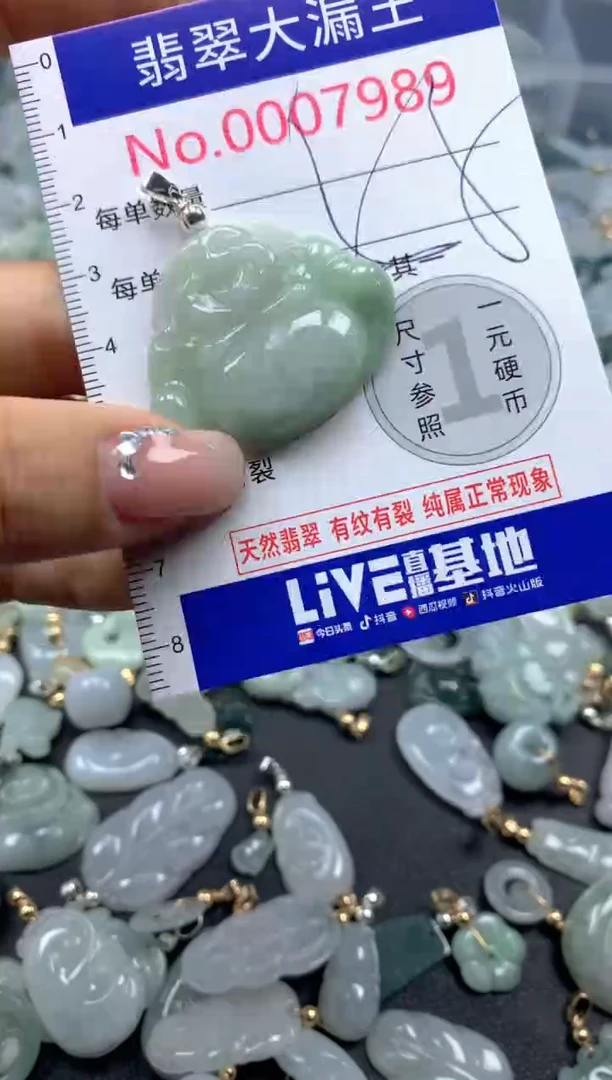 颈饰未镶嵌翡翠7989