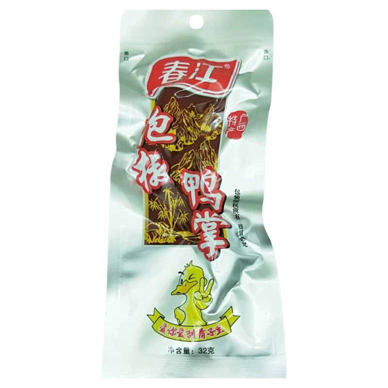 广西特产春江泡椒鸭掌32克酸辣口味即食零食休闲小吃卤味鸭脚鸭爪