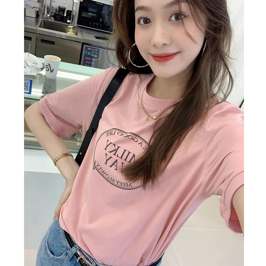 【特价捡漏】圆章字母T恤 防晒美式撞色印花短袖速干美洋MEIYANG