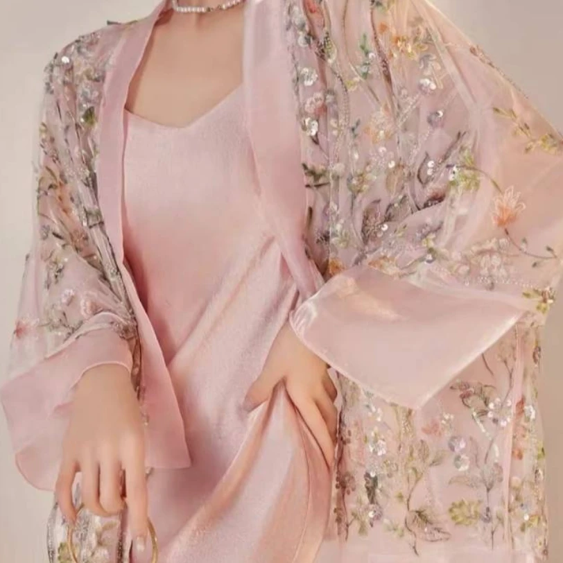 【佰宠花卉】新中式外套提花上衣2024B5653小小-大女王仓