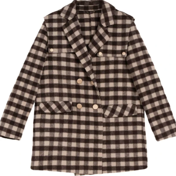 【清仓现货】气质时尚休闲女士经典设计师款大衣EBWMYC889283