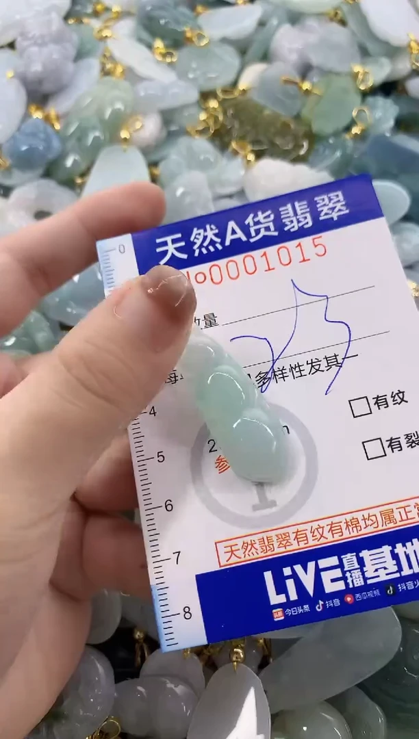 颈饰未镶嵌翡翠天然A货翡翠