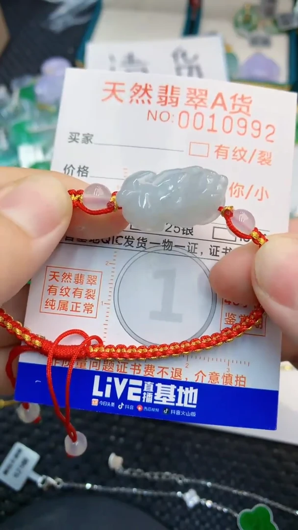 翡翠未镶嵌颈饰           1