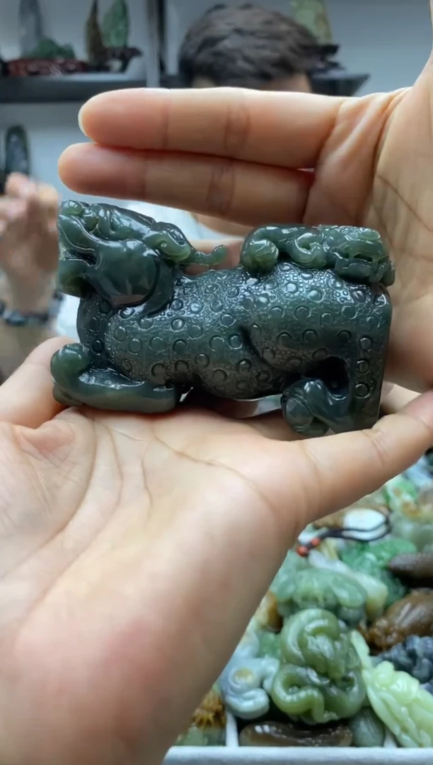 和田玉未镶嵌摆件1
