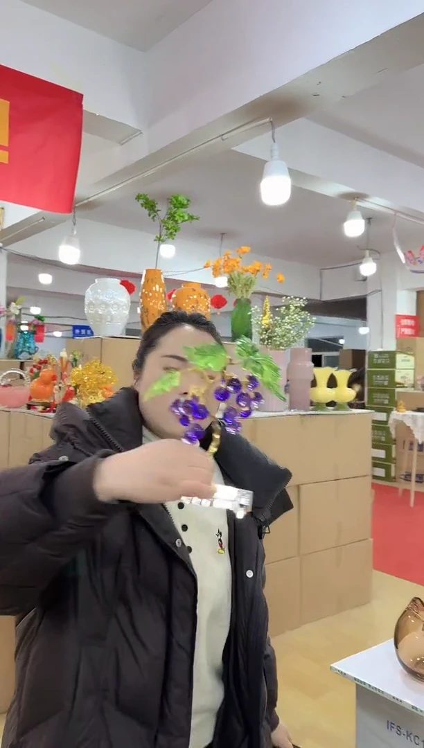 【闪购商品】无铅玻璃甄选花器-y-早24