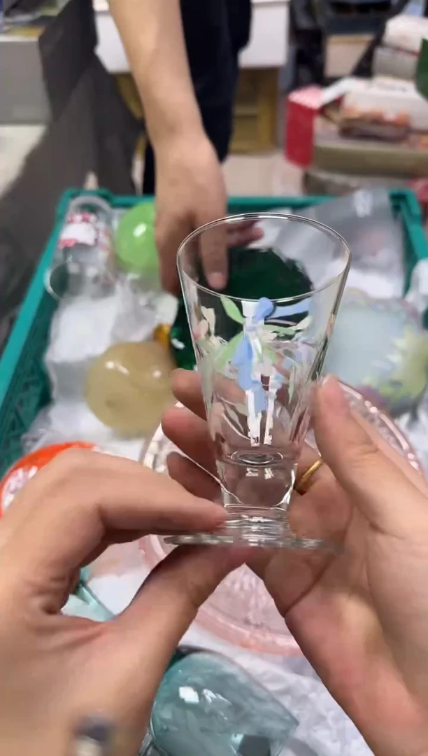 手工艺品玻璃马***狗083