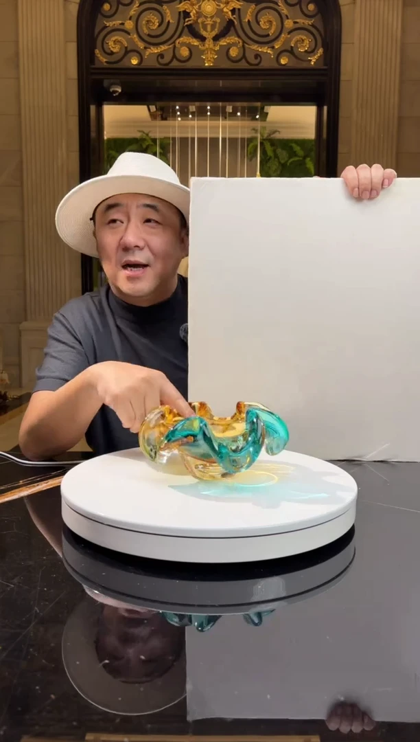 【闪购商品】茶宠AJ01036茶金配蓝色铃兰小收纳