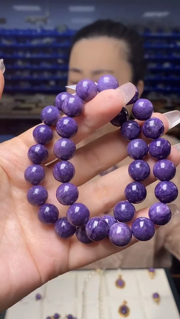 查罗石（紫龙晶）未镶嵌DSL6312多样性发货发其一