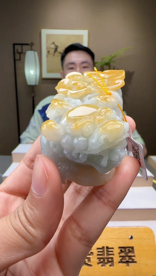 未镶嵌把件翡翠配底座XM@@960Q3J22268