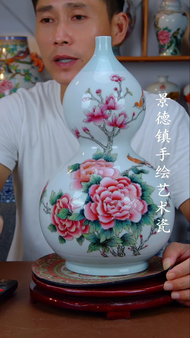 现代景德镇手工手绘陶瓷摆件52