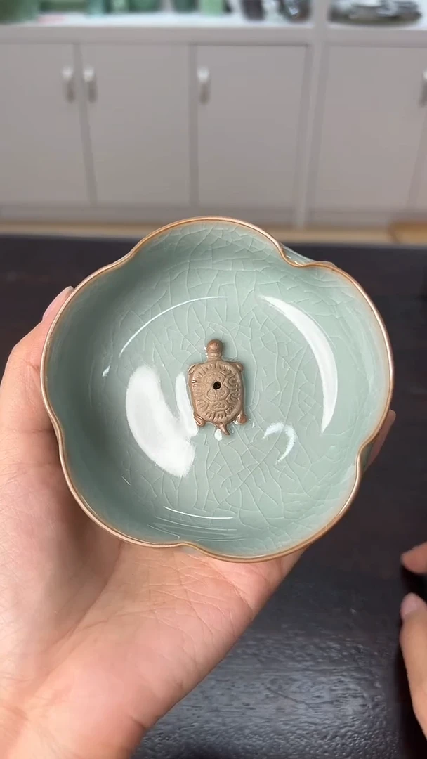 龙泉云间青瓷小米茶器
