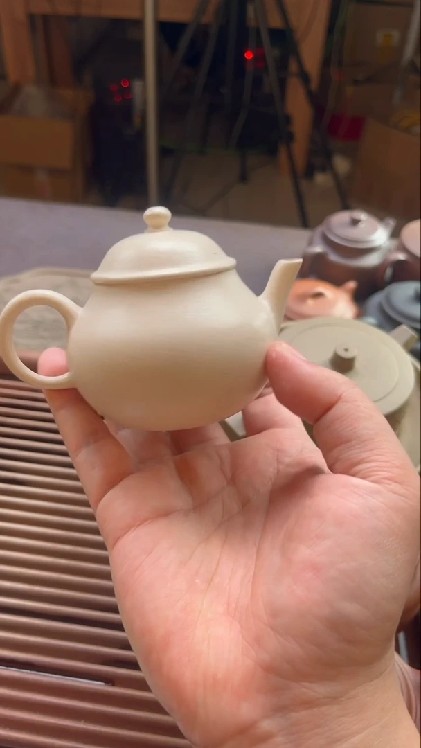 茶壶紫砂白玉段 高梨