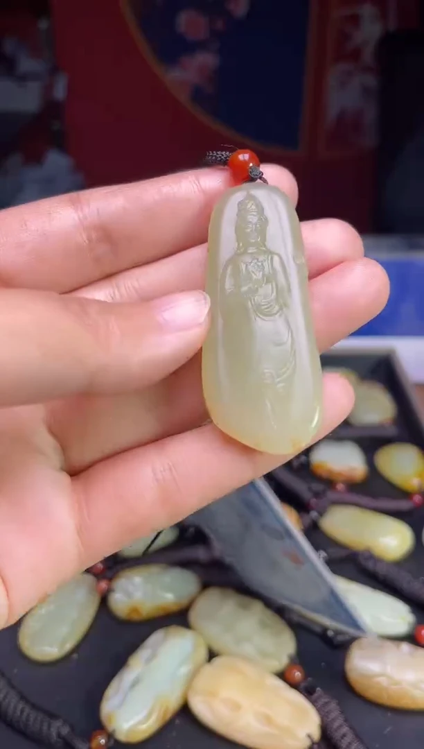 颈饰未镶嵌和田玉123