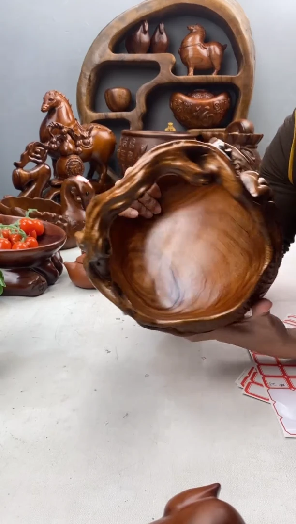 香樟木香樟木A22南瓜提篮/尺寸