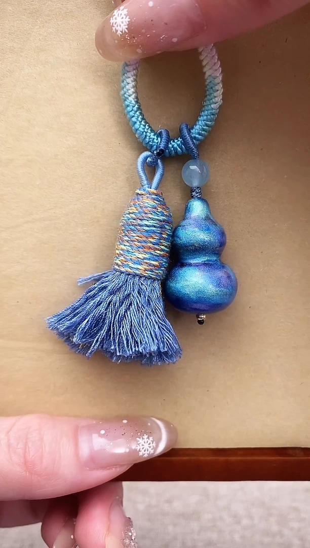 大漆小葫芦挂件 非遗大漆珠