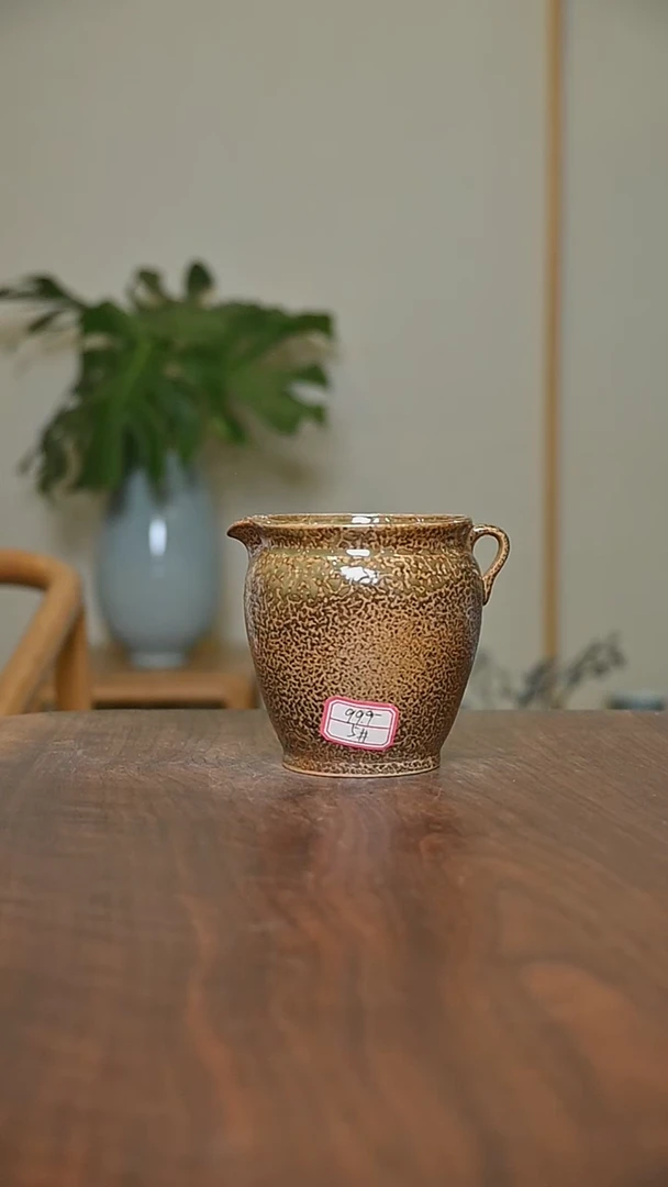 5#公道 落灰烧 微瑕 朱家汝窑款