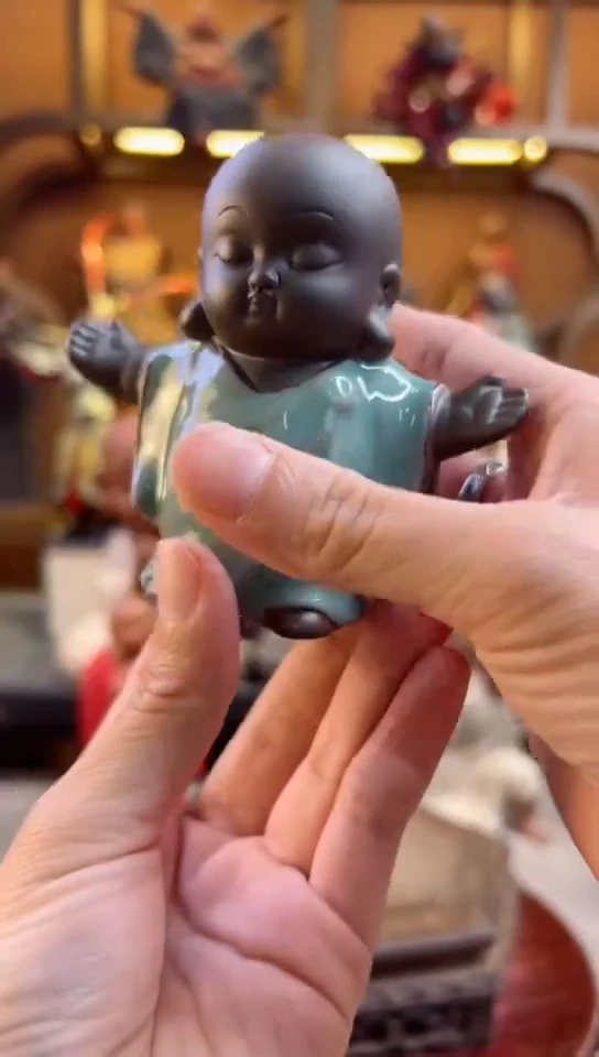 紫砂茶宠器闵茶宠摆件