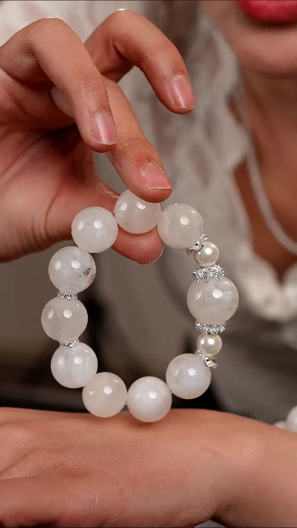 水晶摆件未镶嵌天然雪花幽灵手链10