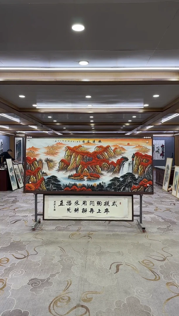 绘画陈***生绘画xc刘雪红-八尺-国画