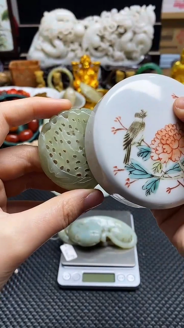 【闪购商品】瓷片瓷片瓷器 摆件1个