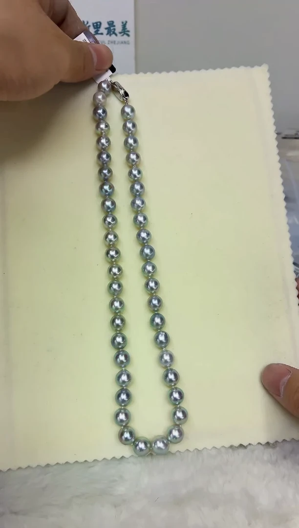 未镶嵌DA海水珍珠串链9-10 y770