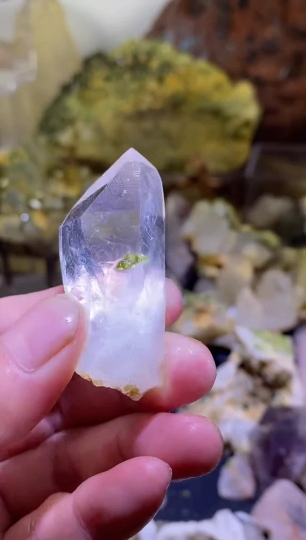 未镶嵌珠宝半成品水晶18号四川超七花园水晶