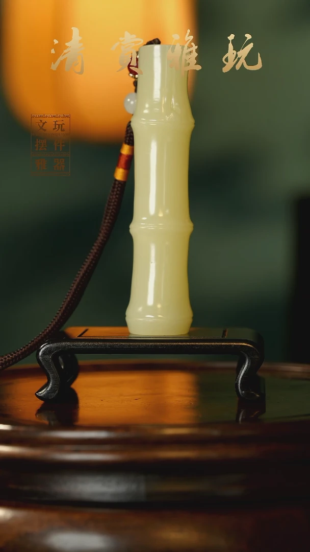 玉《节节高升》手把件摆件