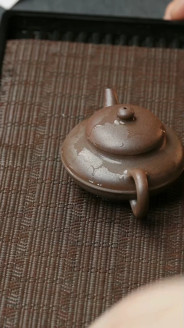 【闪购商品】紫砂茶壶五堂 线圆-陈砺成-柴烧