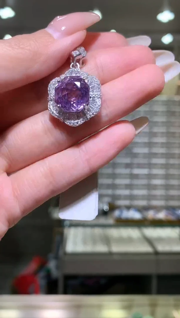 吊坠(赠链)银S925镶嵌水晶【宝石世家严选】