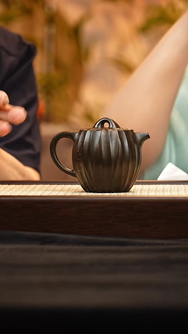 茶壶紫砂LHQ一统天下 墨绿
