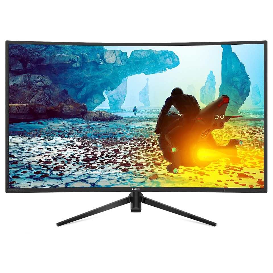 网吧40寸飞利浦曲面高刷电竞游戏影音娱乐台式笔记本电脑显示器