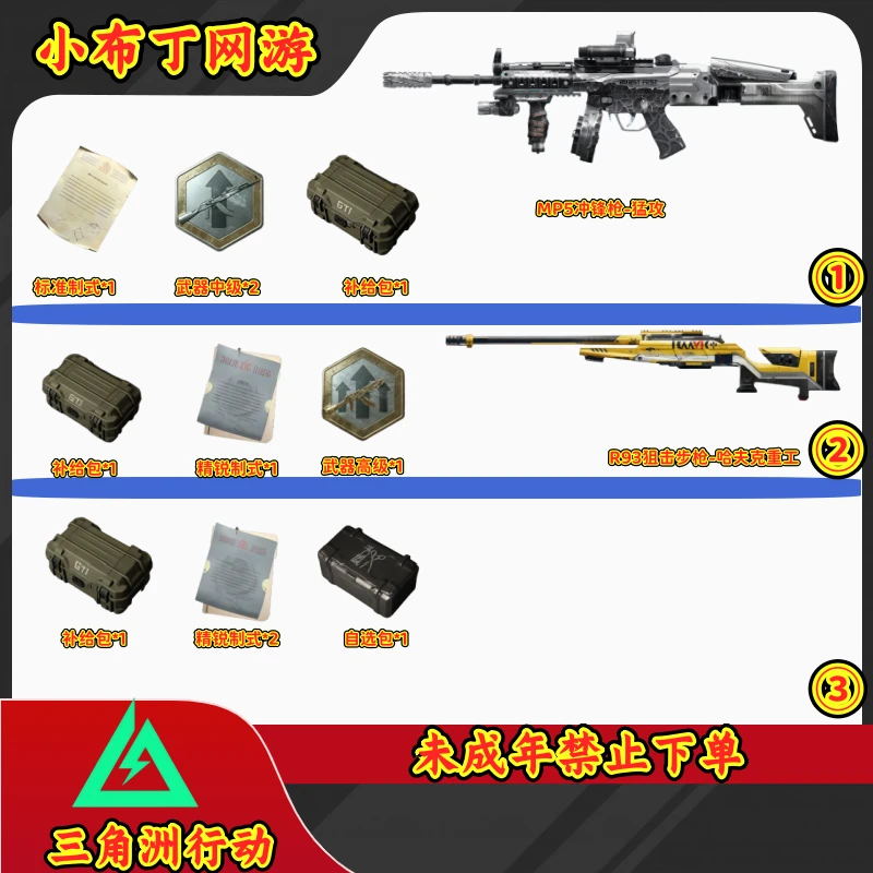 三角洲行动MP5冲锋枪-猛攻哈夫重工【未成年禁止下单】